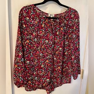 West K Floral Blouse